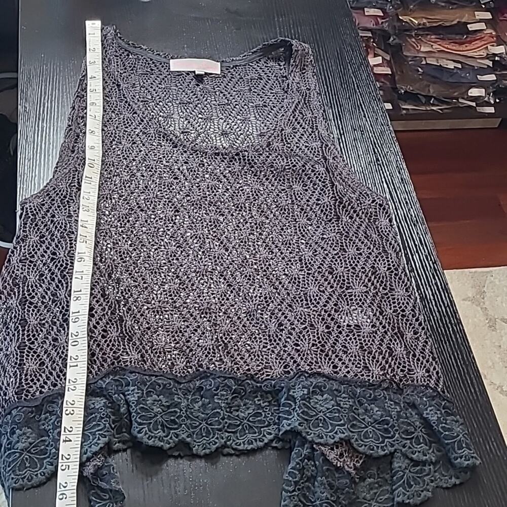 Pretty Angel whimsigoth crochet blouse - Picture 2 of 4
